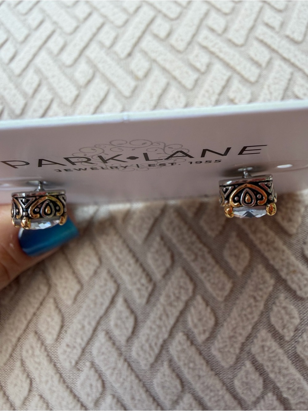 Blue Mist - Baby Signature Earrings by Park Lane - Picture 7 of 7